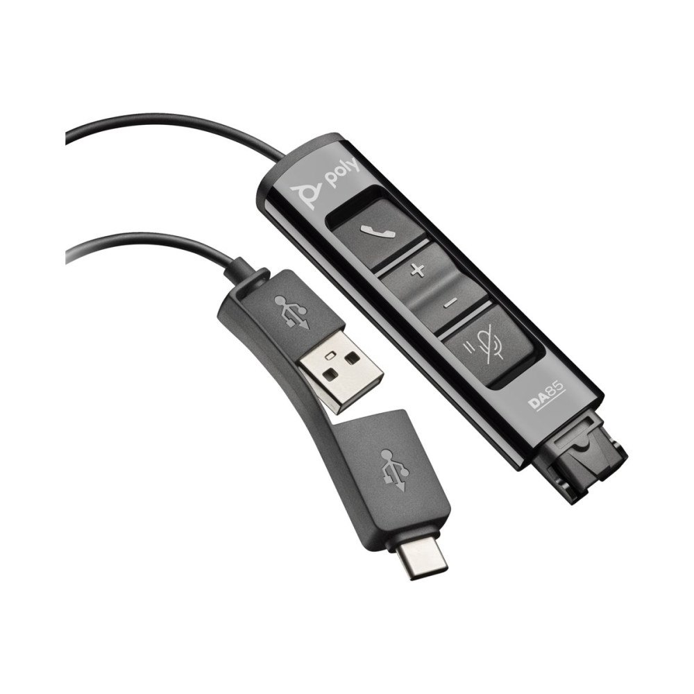 Hewlett-Packard Poly DA75 - ljudkort - USB-C / USB-A