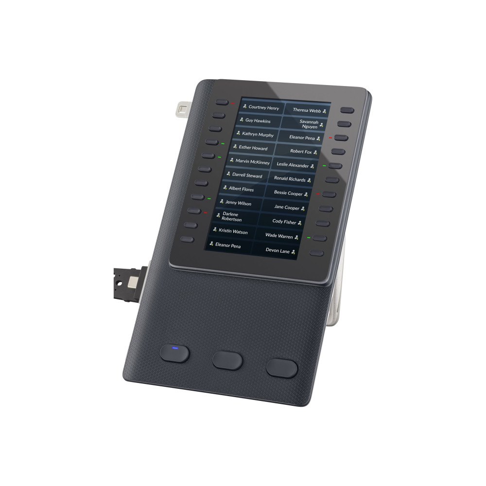Hewlett-Packard Poly Edge E Expansion Module - expansionsmodul för extra knappar för VoIP-telefon - 22 multifunktionella knappar