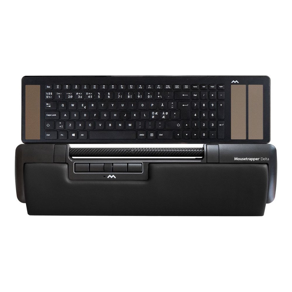 MouseTrapper Mousetrapper Delta Extended - central pekenhet - USB - svart - med Mousetrapper Type Keyboard