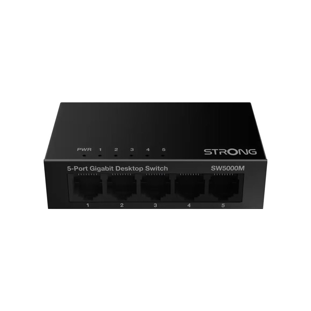 Strong Strong SW5000M - switch - Gigabit, metal - 5 portar - ohanterad