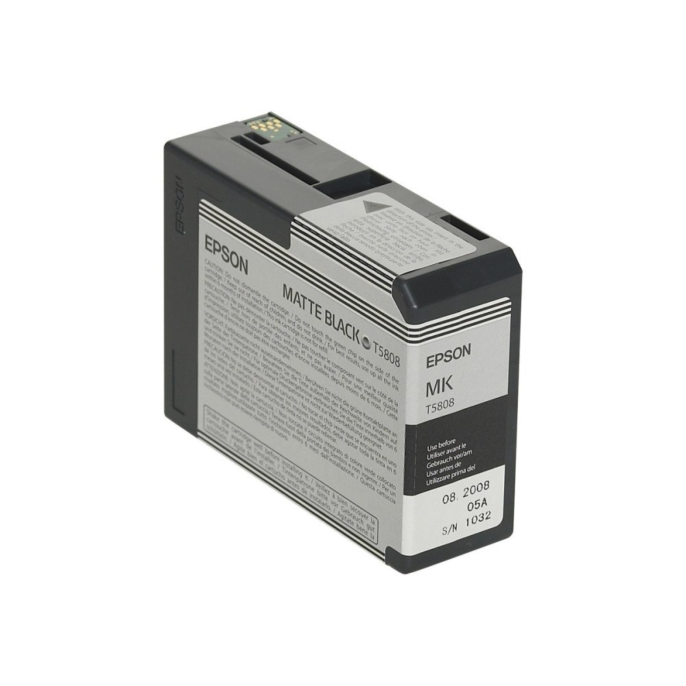 EPSON Epson T5808 - mattsvart - original - bläckpatron