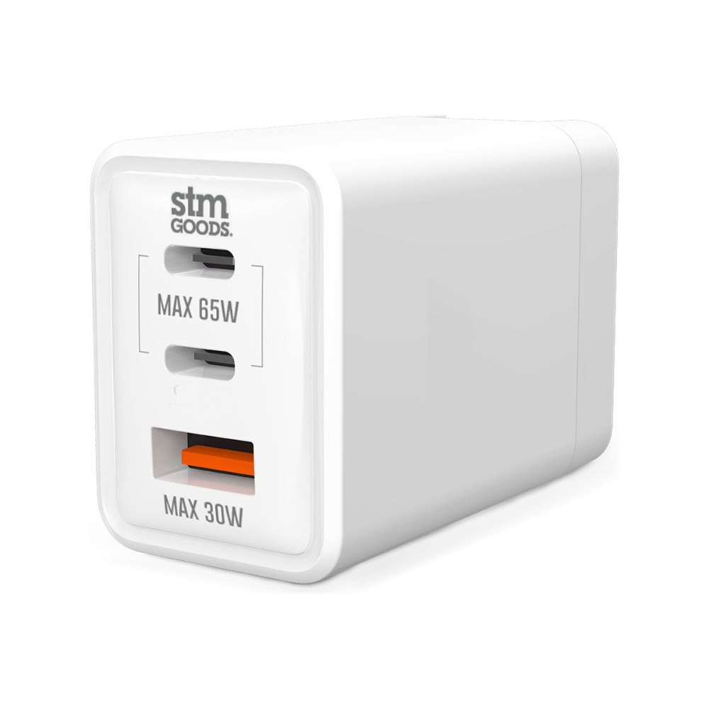 STM STM strömadapter - universell - 2 x USB-C, USB typ A - 65 Watt