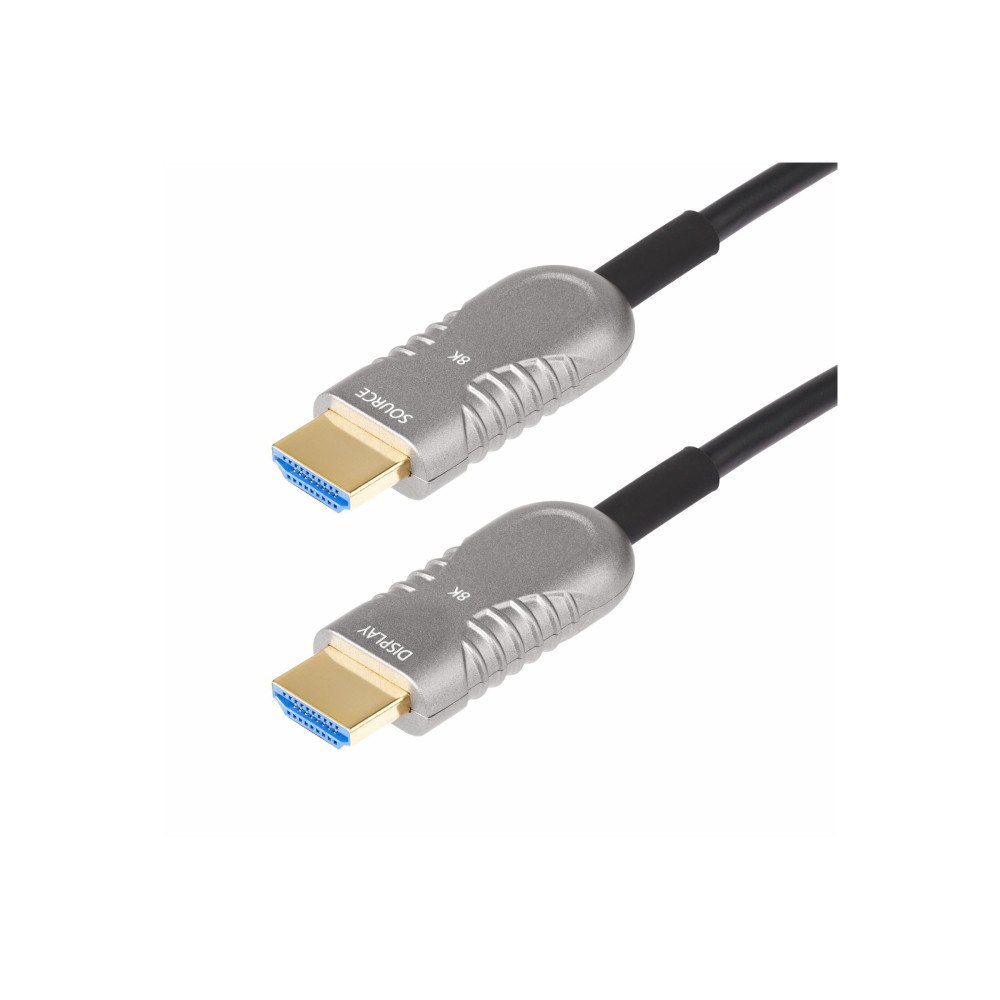 StarTech.com StarTech.com 30ft (9.1m) HDMI 2.1 Hybrid Active Optical Cable (AOC), CMP, Plenum Rated, Ultra High Speed HDMI Fiber Opti...