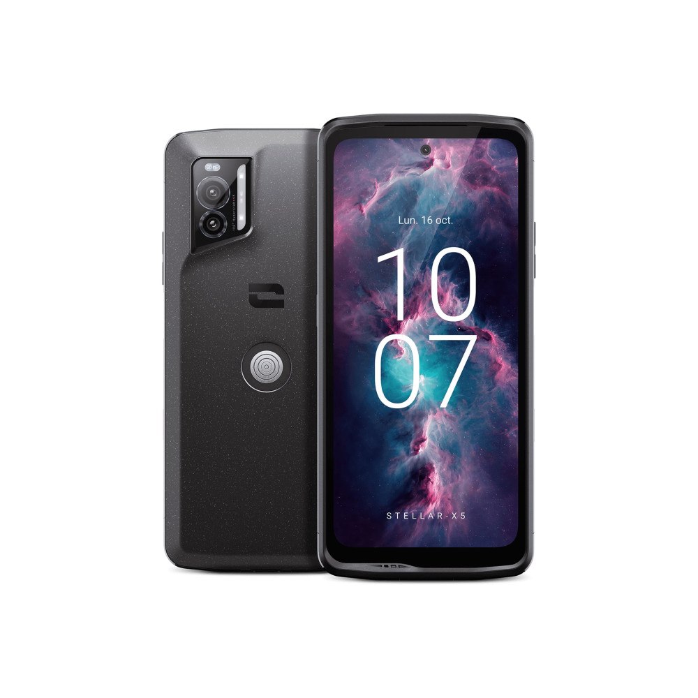Crosscall Crosscall Stellar X5 - svart - 5G pekskärmsmobil - 128 GB - GSM