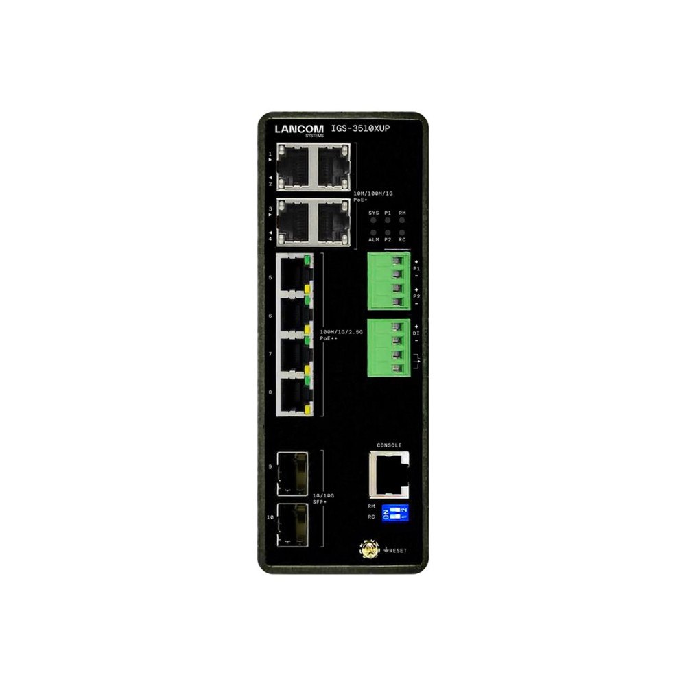 Lancom Systems LANCOM IGS-3510XUP - switch - industriell - 10 portar - Administrerad