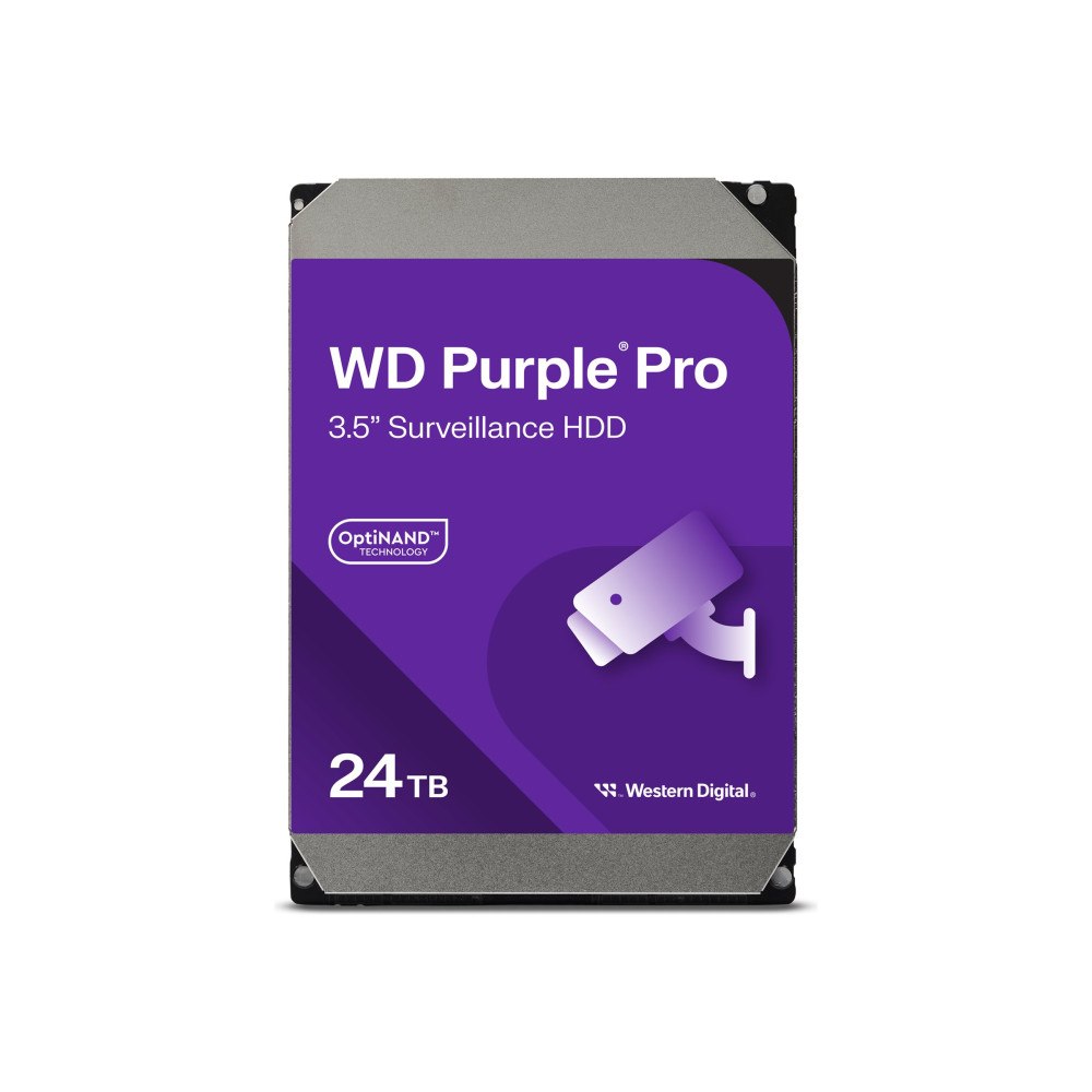 Western Digital WD Purple Pro WD240PURP - hårddisk - 24 TB - övervakning, smart video - SATA 6Gb/s