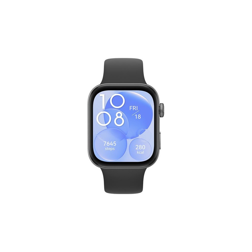 Huawei Technologies Huawei Watch Fit 3 - aluminiumlegering - smart klocka med rem - svart