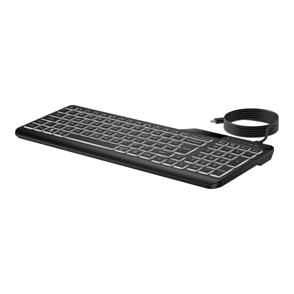 Hewlett-Packard HP 405 - tangentbord - flera enheter - 65% compact - QWERTY - internationell engelska - svart Inmatningsenhet