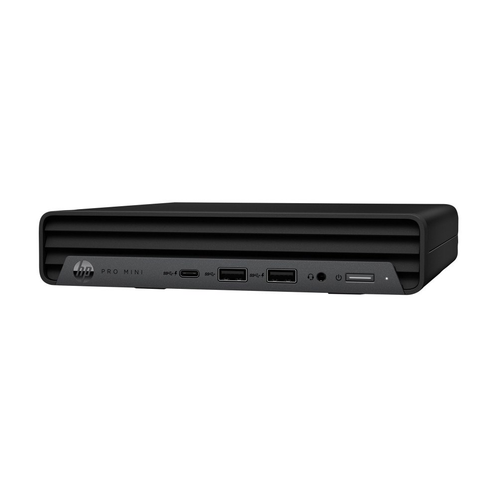 Hewlett-Packard HP Pro 400 G9 - mini Core i7 i7-14700T 1.3 GHz - 16 GB - SSD 512 GB - tysk - med HP Wolf Pro Security Edition (1 år)