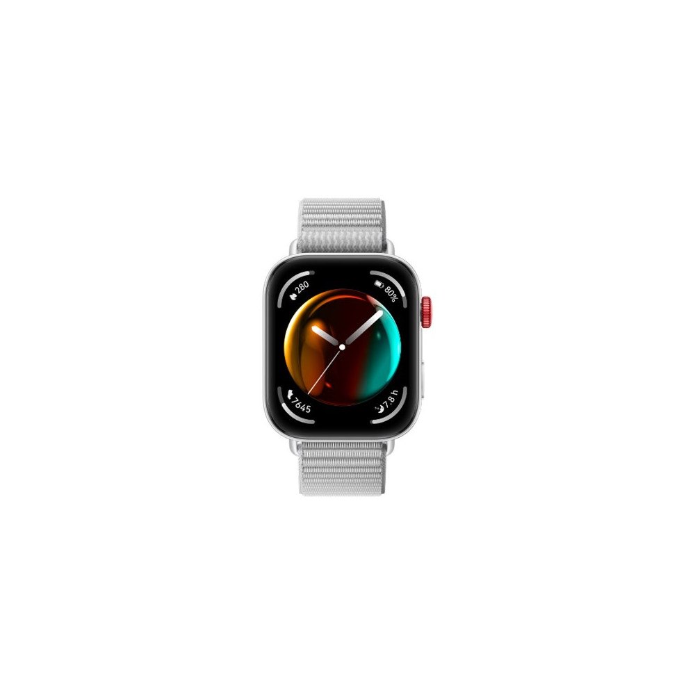 Huawei Technologies Huawei Watch Fit 3 - aluminiumlegering - smart klocka med rem - grå - silver