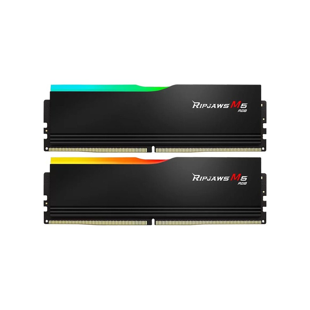 G.Skill G.Skill Ripjaws M5 RGB - DDR5 - sats - 96 GB: 2 x 48 GB - DIMM 288-pin - 3200 MHz / PC5-25600 - ej buffrad
