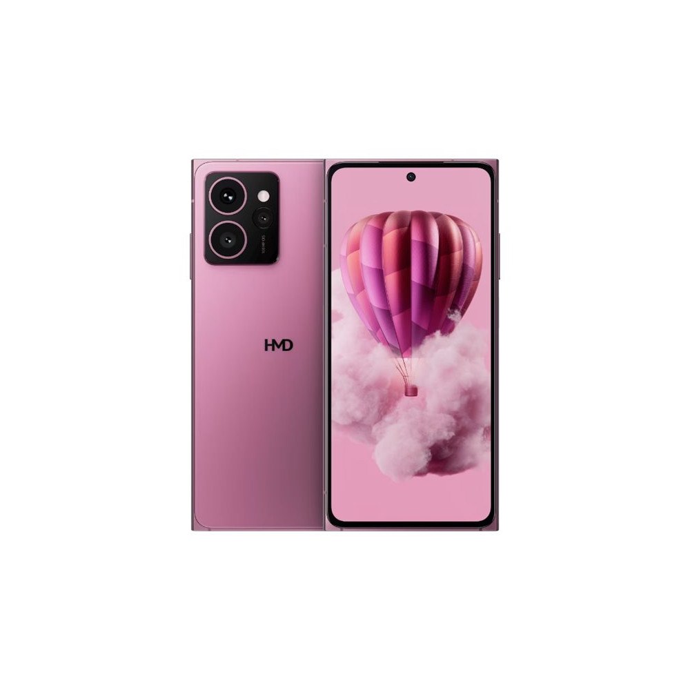 NOKIA HMD Skyline - neonrosa - 5G pekskärmsmobil - 128 GB - GSM
