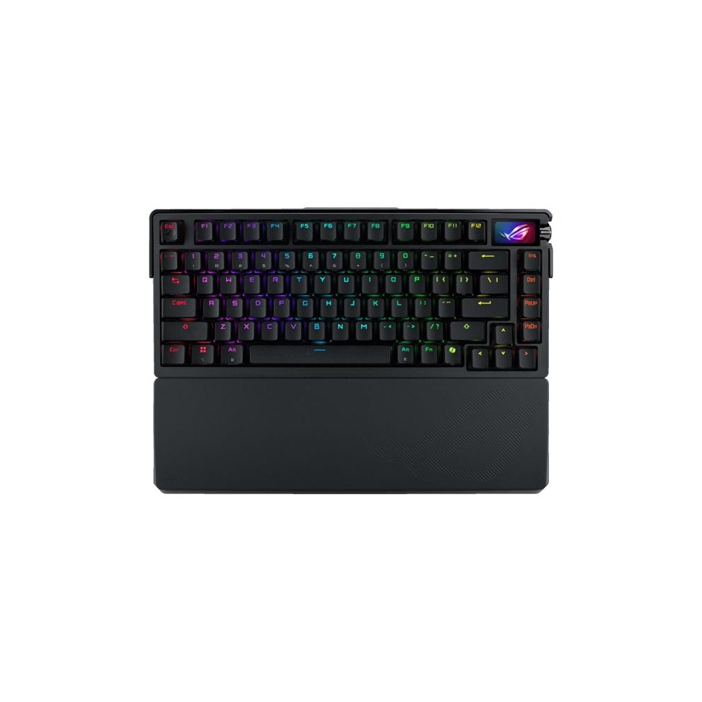ASUSTeK COMPUTER ASUS ROG Azoth Extreme - tangentbord - 75% - med OLED-display - svart Inmatningsenhet