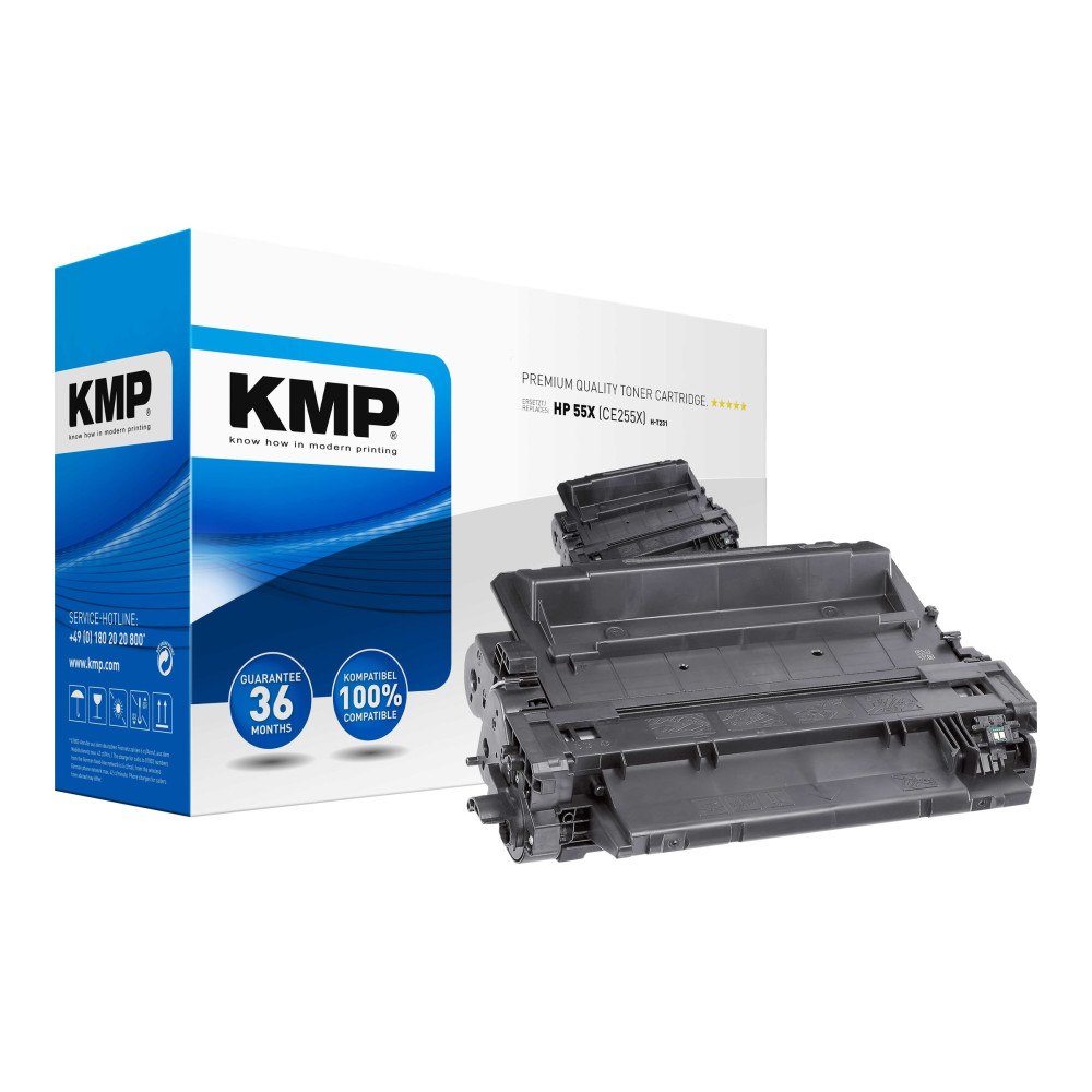 KMP KMP H-T231 - hög kapacitet - svart - kompatibel - tonerkassett (alternativ för: HP 55X, HP CE255X)