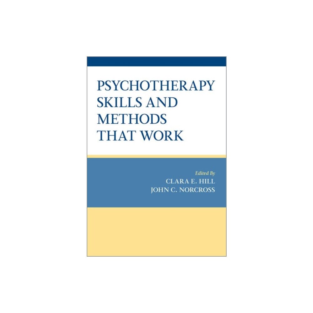 Oxford University Press Inc Psychotherapy Skills and Methods That Work (inbunden, eng)