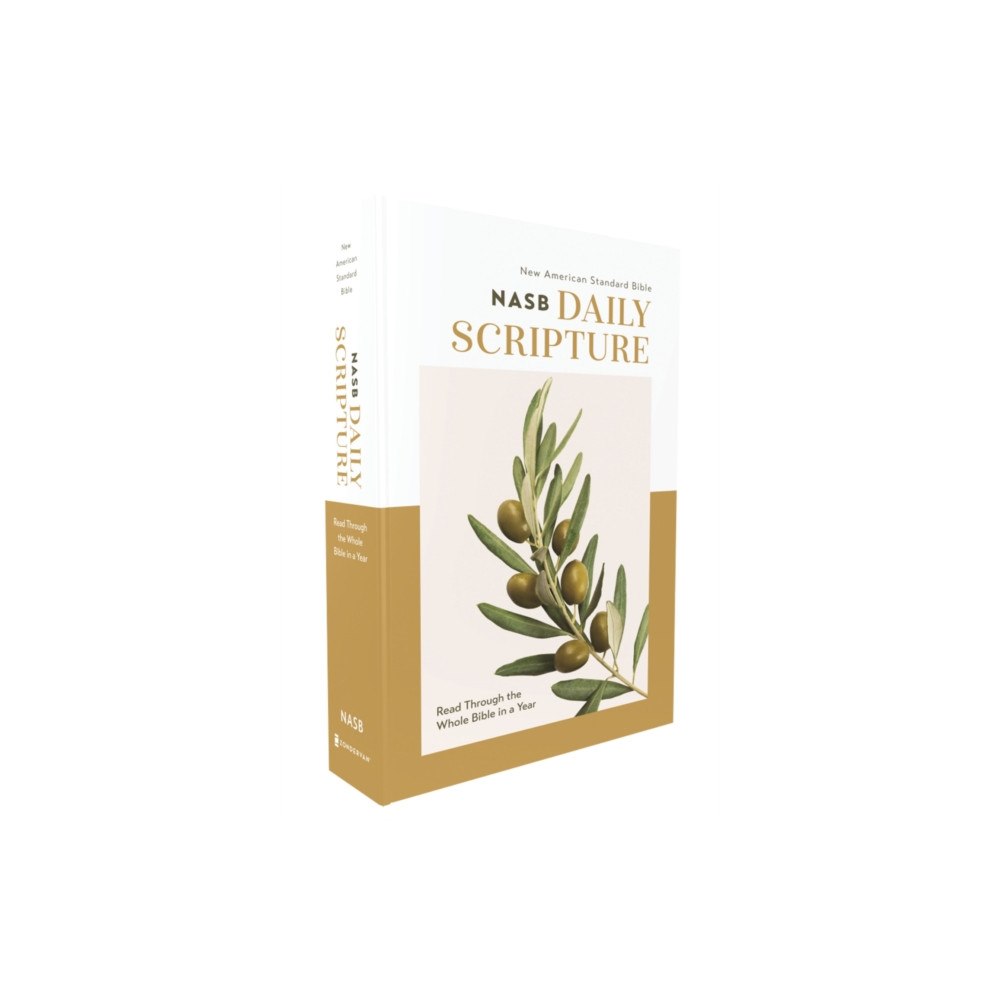 Zondervan NASB, Daily Scripture, Paperback, White/Olive, 1995 Text, Comfort Print (häftad, eng)