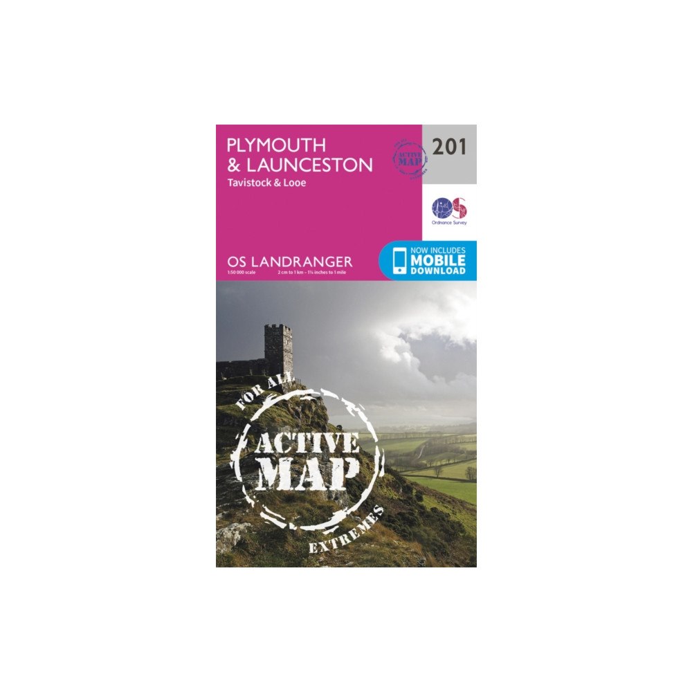 Ordnance Survey Plymouth & Launceston, Tavistock & Looe