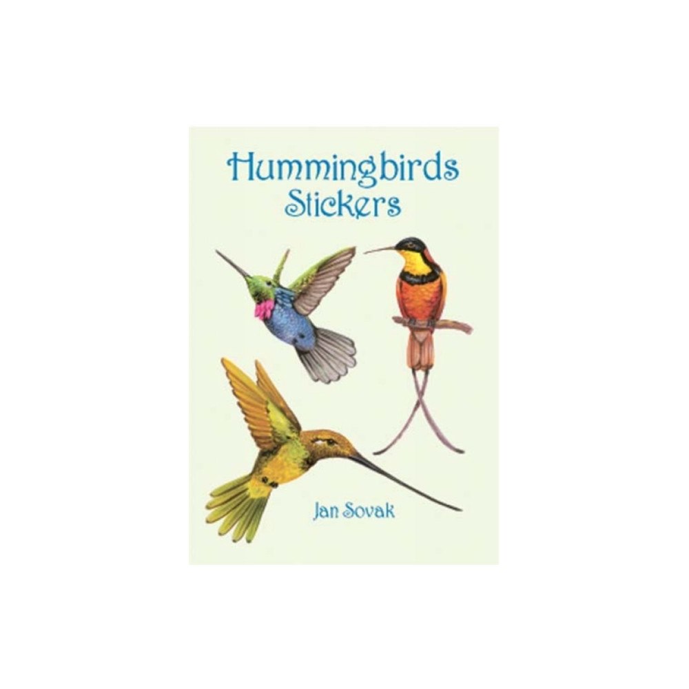 Dover publications inc. Hummingbirds Stickers (häftad, eng)