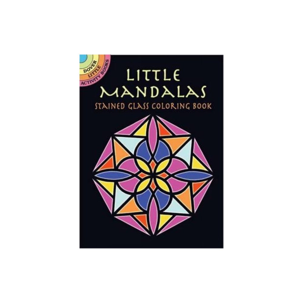 Dover publications inc. Little Mandalas Stained Glass Coloring Book
