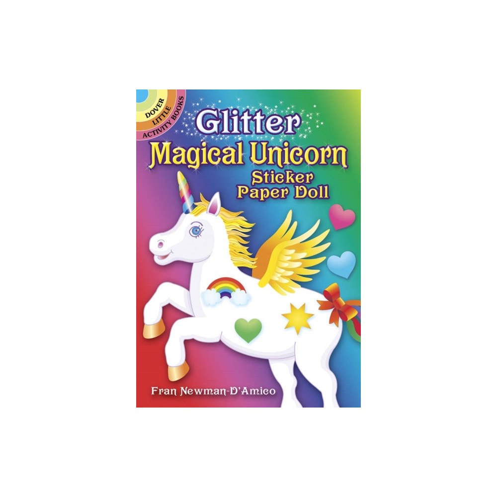 Dover publications inc. Glitter Magical Unicorn Sticker Paper Doll (häftad, eng)