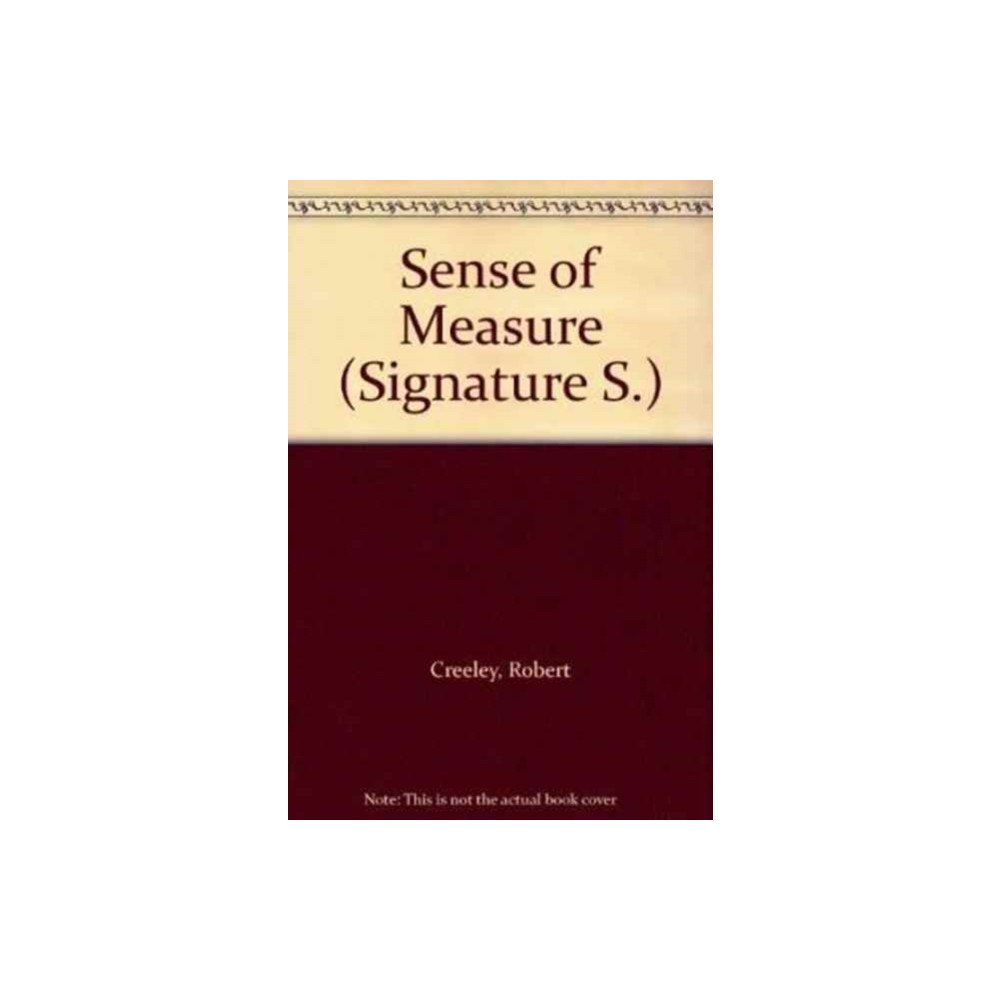 Marion Boyars Publishers Ltd A Sense of Measure (häftad, eng)