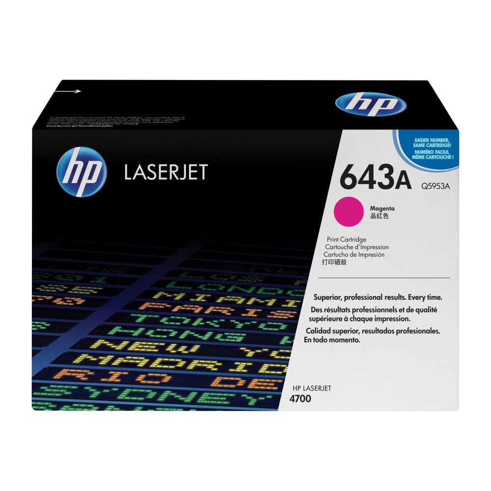 Hewlett-Packard HP 643A - magenta - original - LaserJet - tonerkassett (Q5953A)