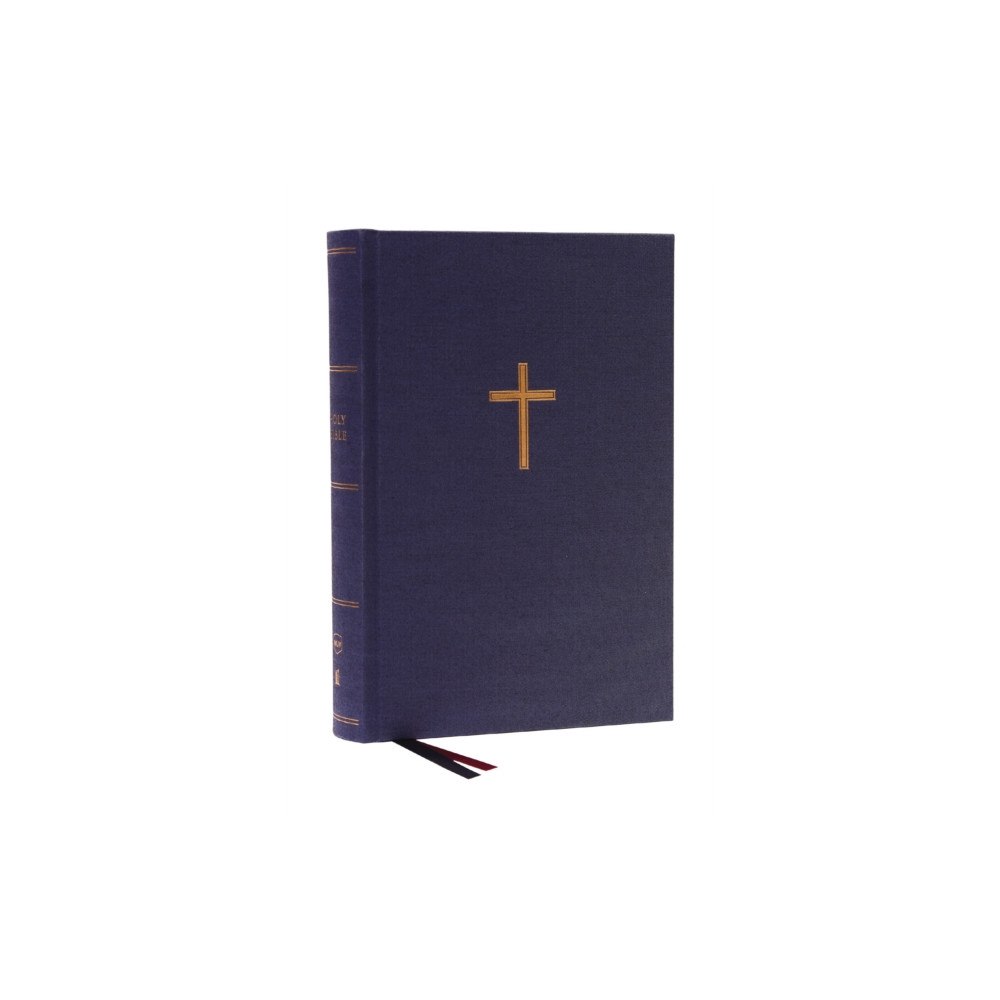 Thomas nelson publishers NKJV, Single-Column Wide-Margin Reference Bible, Cloth over Board, Blue, Red Letter, Comfort Print (inbunden, eng)
