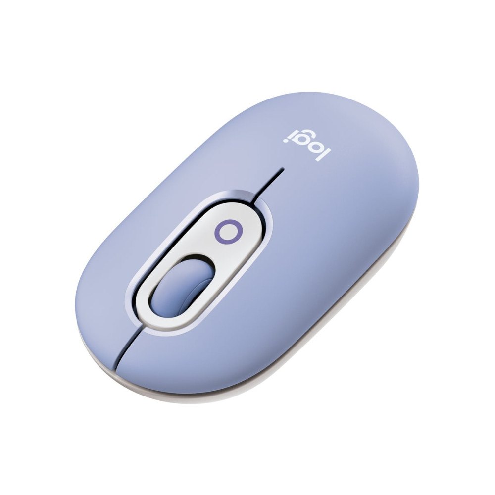 Logitech Logitech POP - mus - anpassningsbar emoji - Bluetooth 5.1 LE - lila