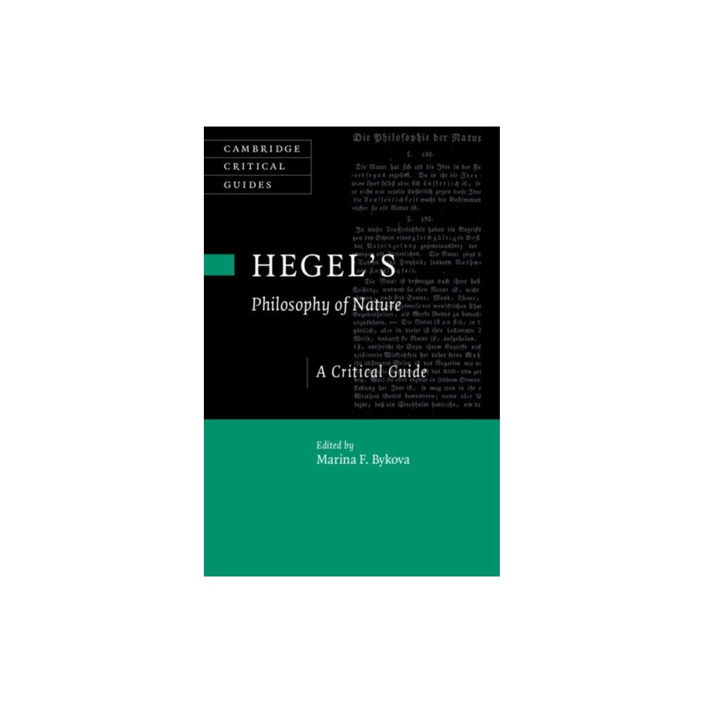 Cambridge University Press Hegel's Philosophy of Nature (inbunden, eng)