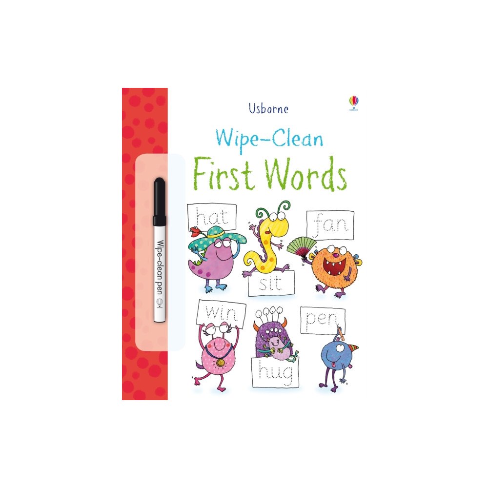 Usborne Publishing Ltd Wipe-Clean First Words (häftad, eng)