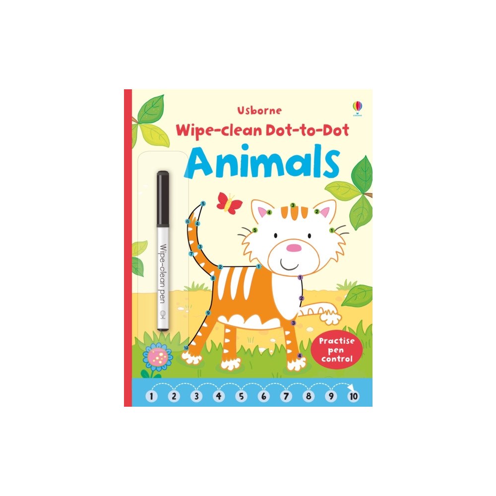 Usborne Publishing Ltd Wipe-clean Dot-to-dot Animals (häftad, eng)