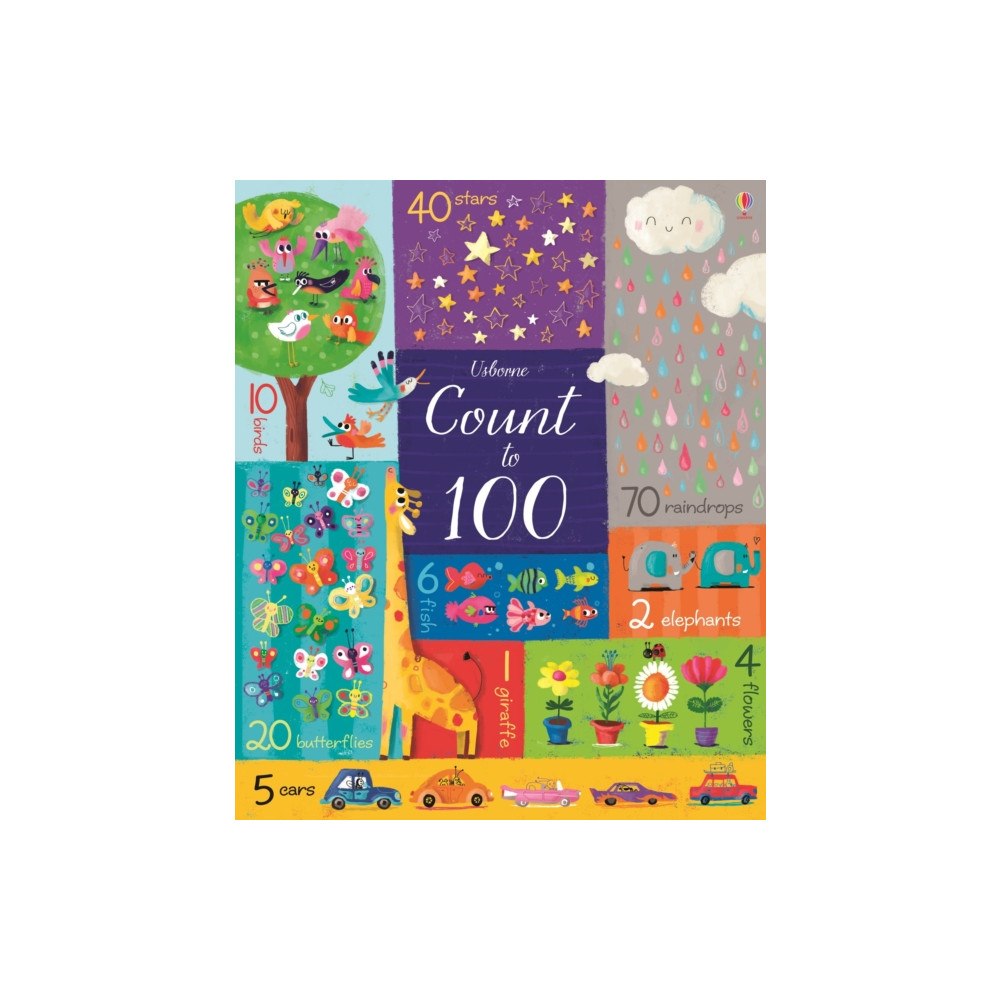 Usborne Publishing Ltd Count to 100 (bok, board book, eng)