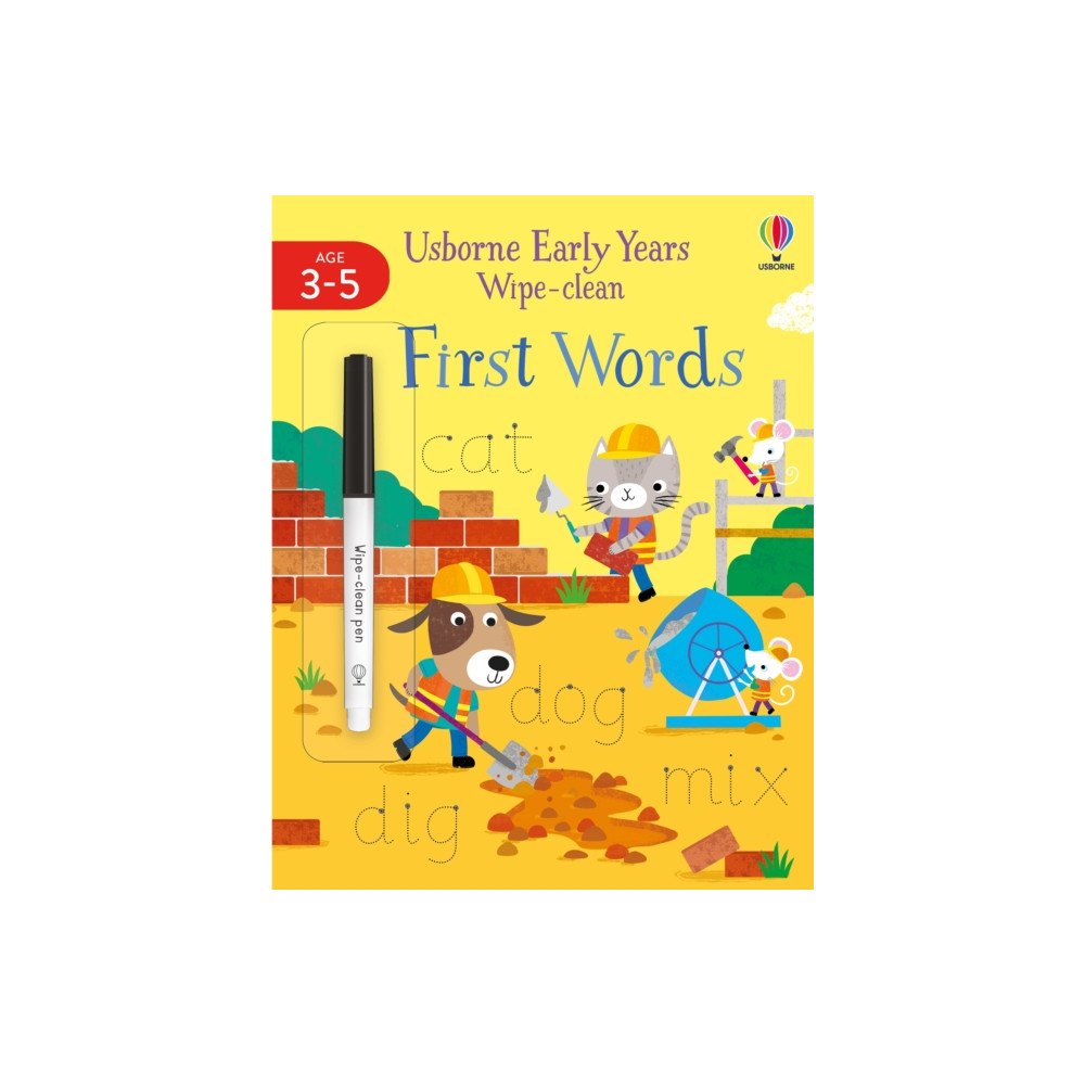 Usborne Publishing Ltd Early Years Wipe-Clean First Words (häftad, eng)