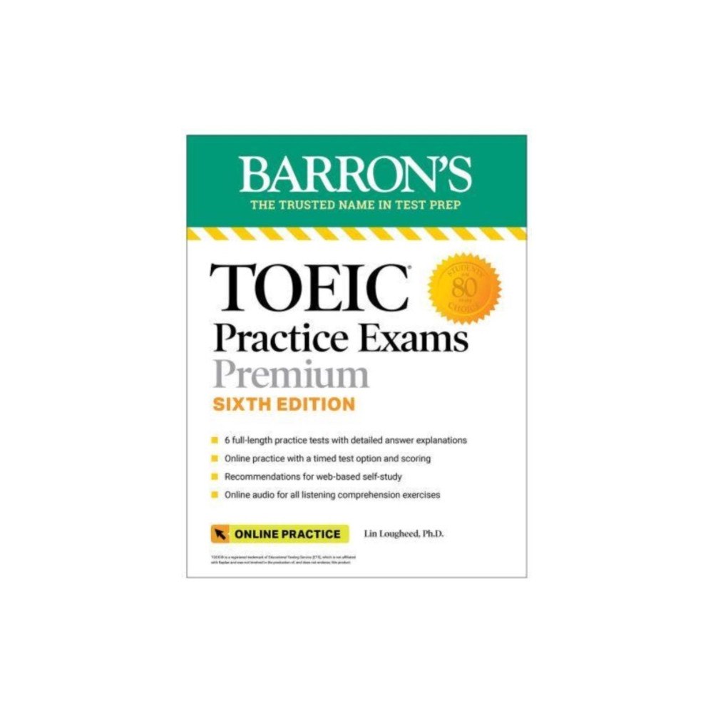 Kaplan Publishing TOEIC Practice Exams: 6 Practice Tests + Online Audio, Sixth Edition (häftad, eng)