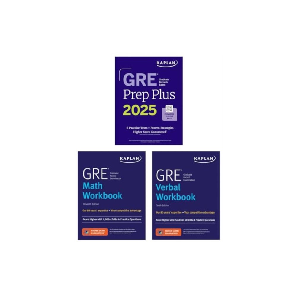 Kaplan AEC Education GRE Complete Ninth Edition (2025): Includes 6 Full Length Practice Tests, 2500+ Practice Questions + Online Access to 10...