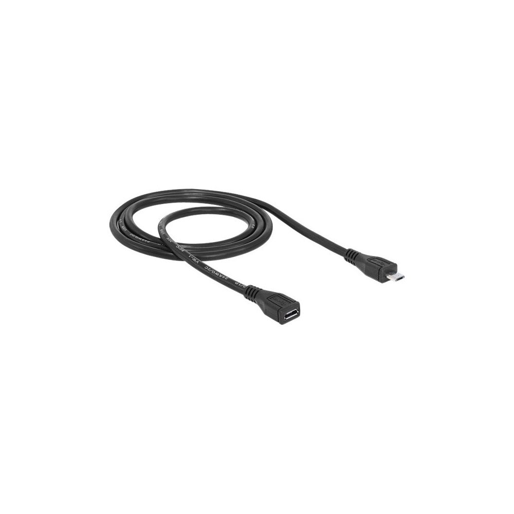 DeLOCK Delock - USB-förlängningskabel - mikro-USB typ B till mikro-USB typ B - 1 m