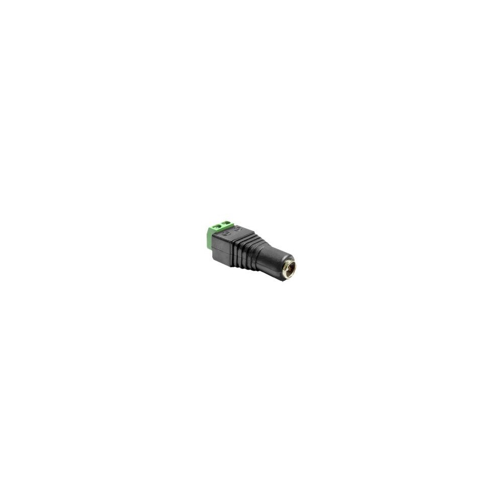 DeLOCK Delock Adapter DC 2.1 x 5.5 mm female > Terminal Block - strömadapter - 2 stifts terminalblock till likströmsuttag 2,1 m...