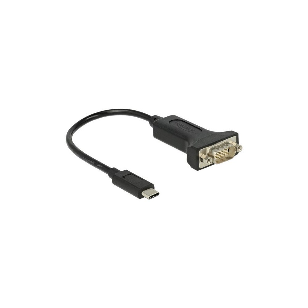 DeLOCK Delock - USB / seriell kabel - USB-C till DB-9 - 15 cm