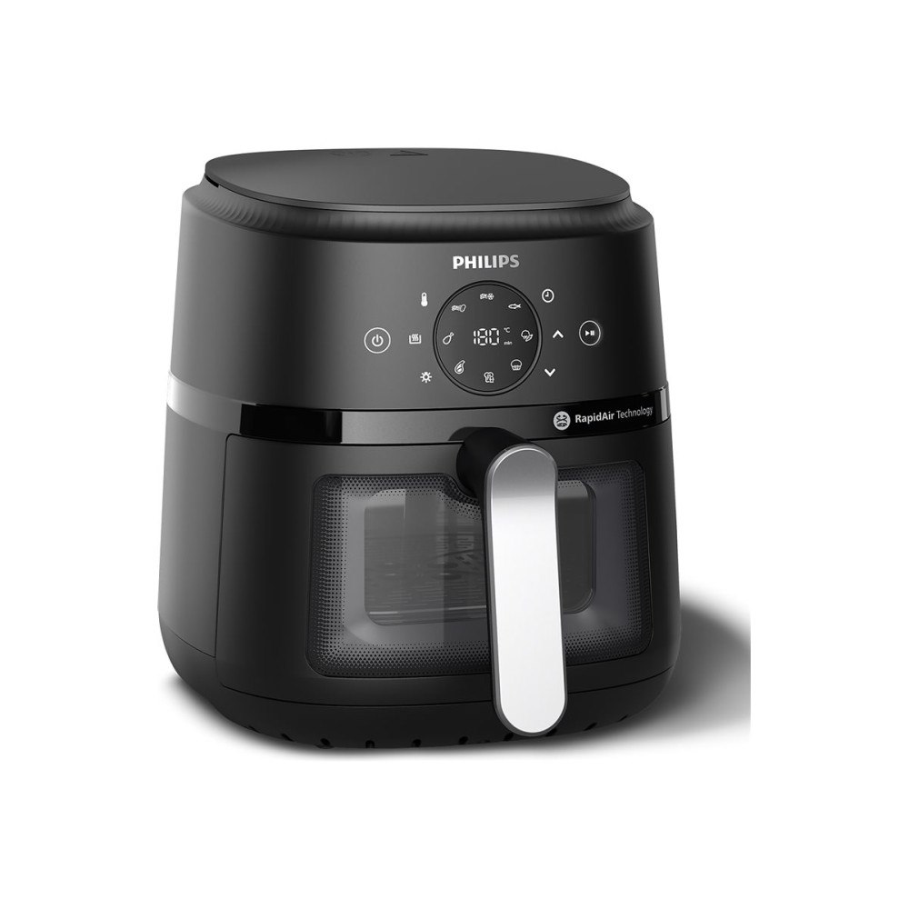 Philips Philips 2000 Series NA221 - varmluftsfritös - svart/silver