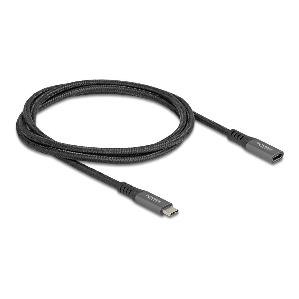 DeLOCK Delock - USB typ C-förlängningskabel - 24 pin USB-C till 24 pin USB-C - 1 m