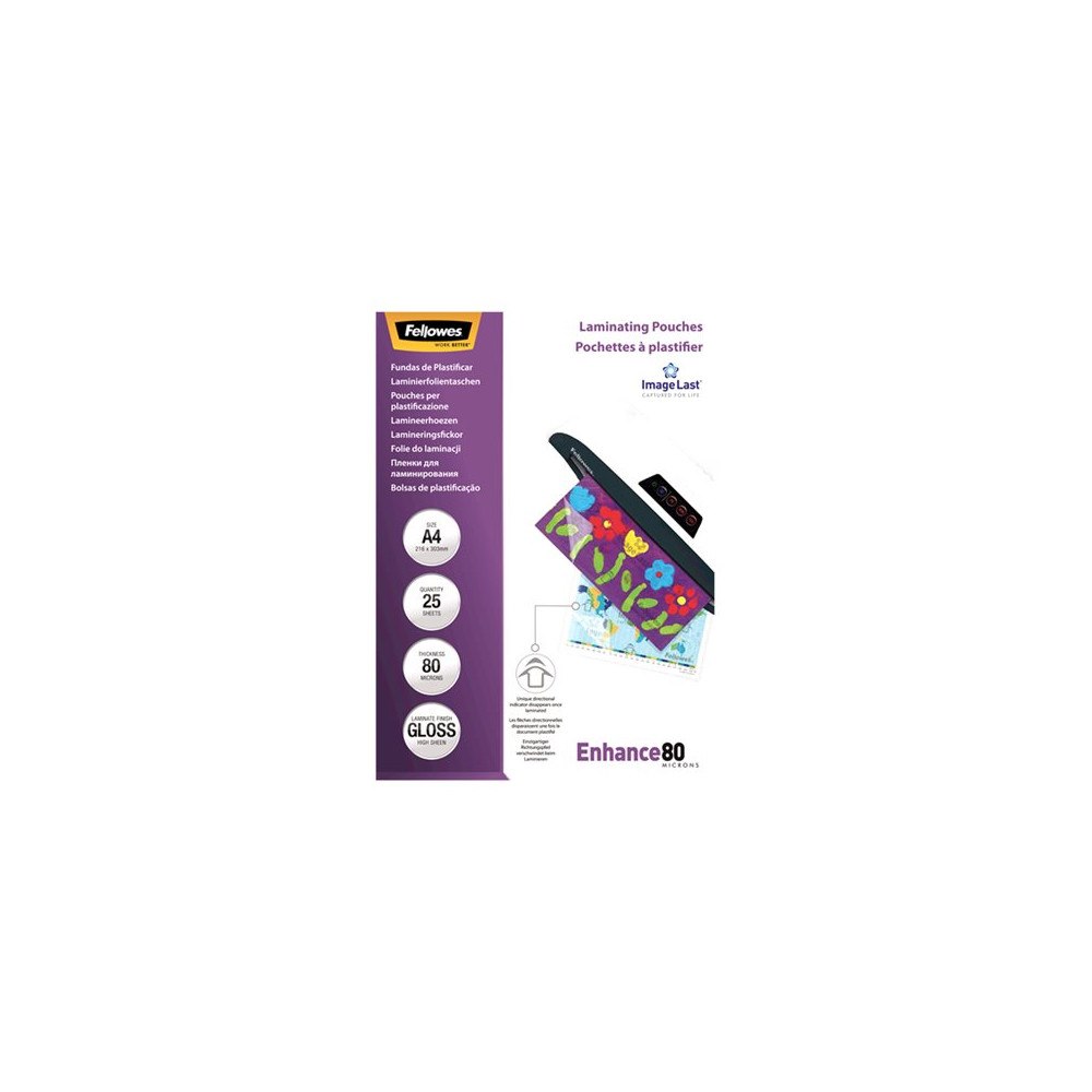 FELLOWES Fellowes ImageLast - 25-pack - glättat - A4 - lamineringsfickor
