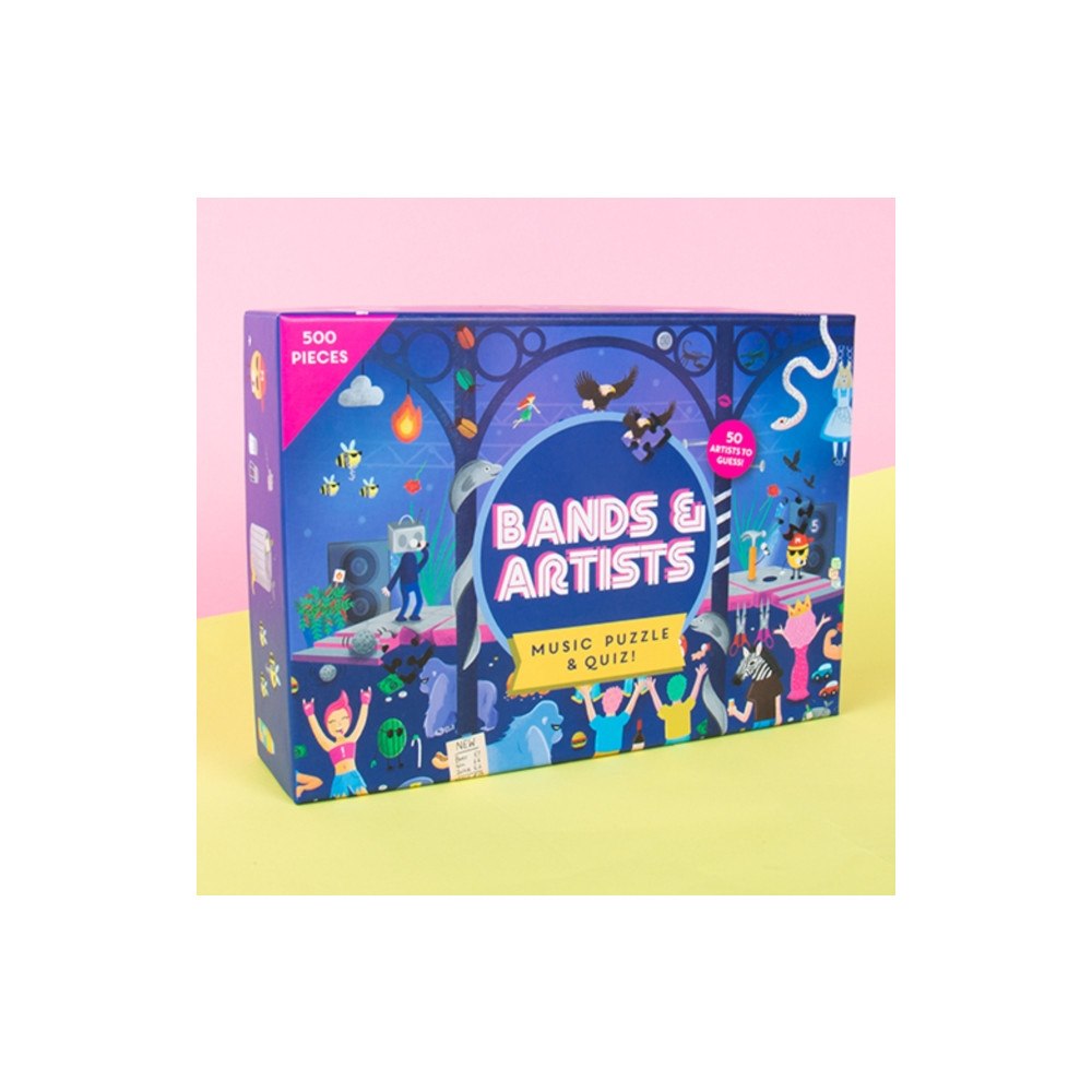 Fizz Creations Bands & Artists Puzzle & Quiz - Say What You See