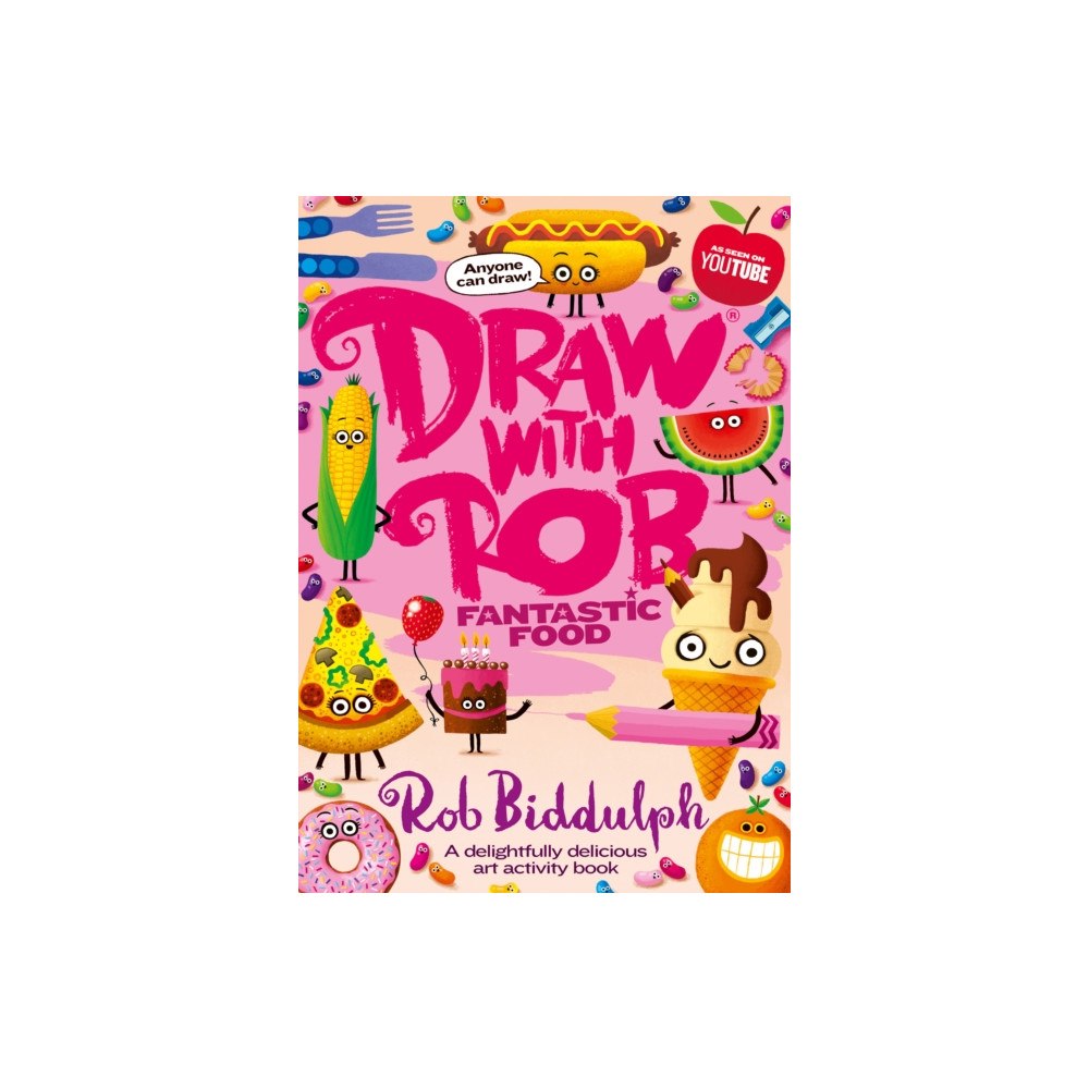 HarperCollins Publishers Draw With Rob: Fantastic Food (häftad, eng)