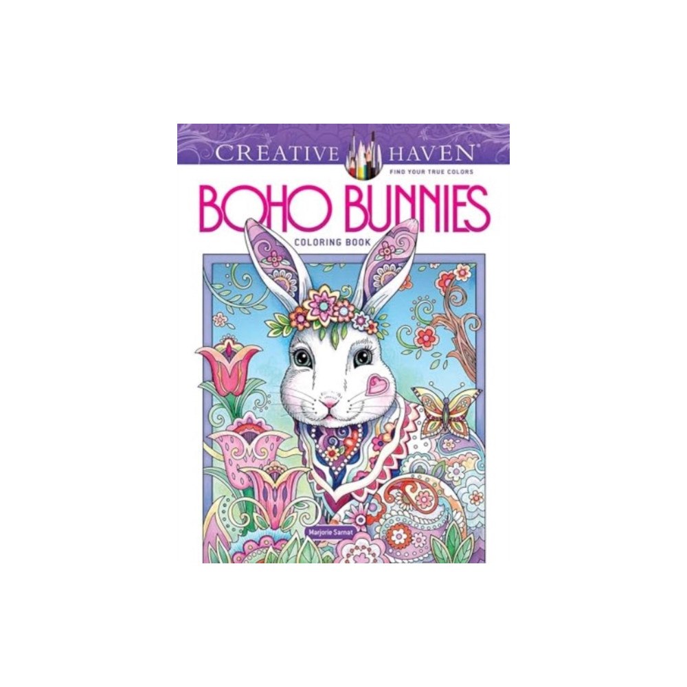 Dover publications inc. Creative Haven Boho Bunnies Coloring Book (häftad, eng)