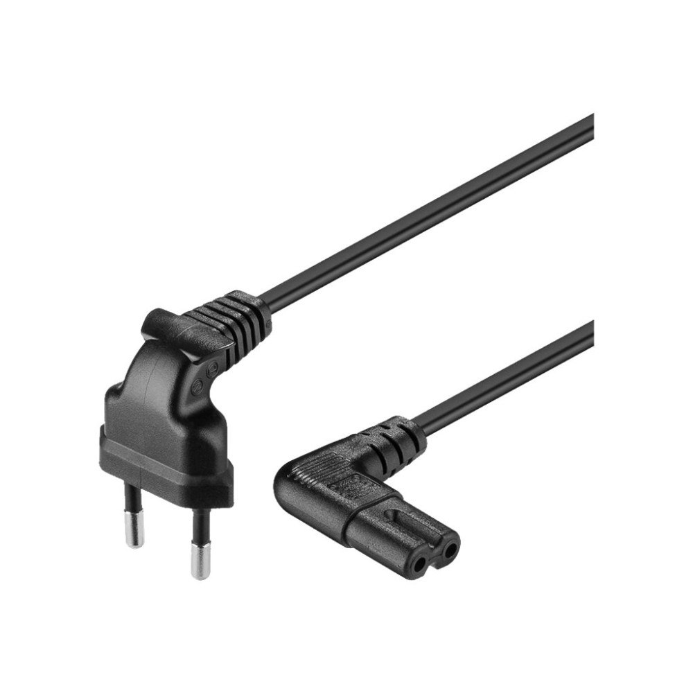 Goobay goobay NK 104 S - strömkabel - power IEC 60320 C7 till Eurokontakt - 1 m