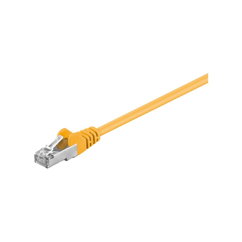 Goobay goobay nätverkskabel - 25 cm - gul