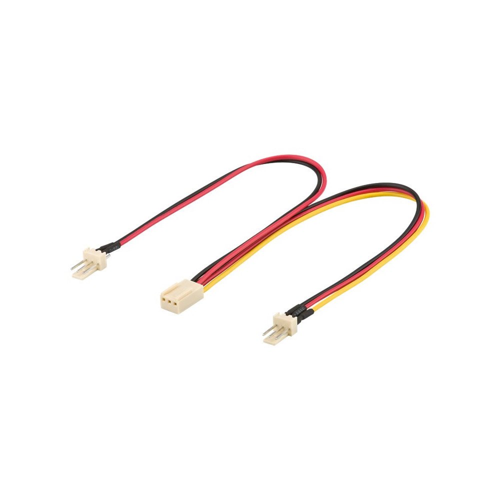 Goobay goobay CAK S-35 - strömdelare för fläkt - 3 PIN intern effekt till 3 PIN intern effekt - 22 cm