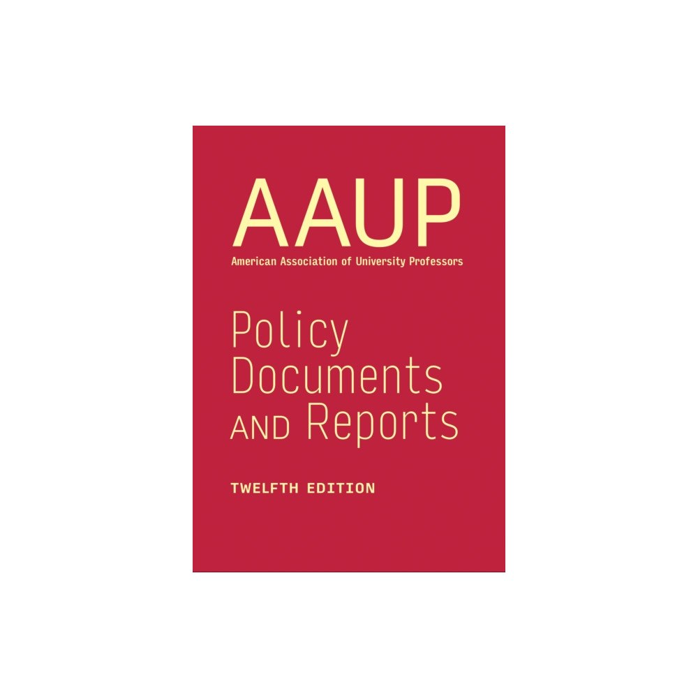 Johns Hopkins University Press Policy Documents and Reports (häftad, eng)