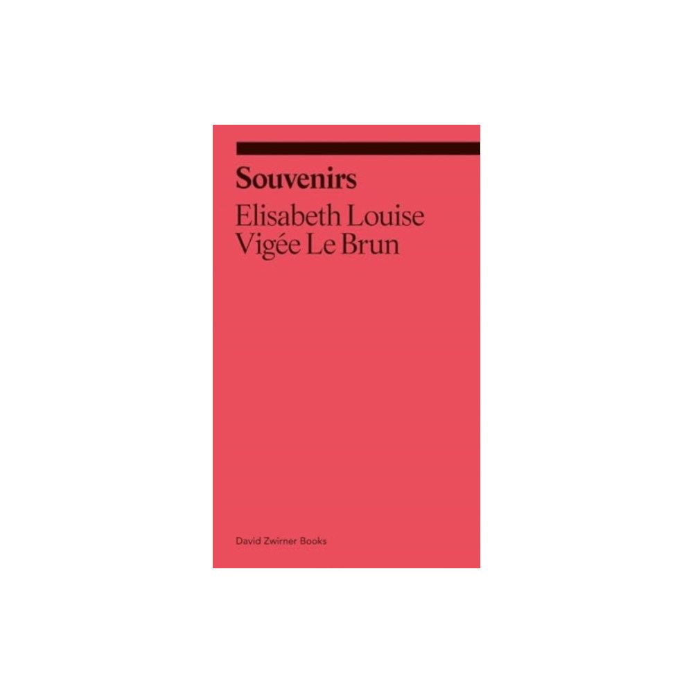 David Zwirner Souvenirs: From a Memoir (häftad, eng)