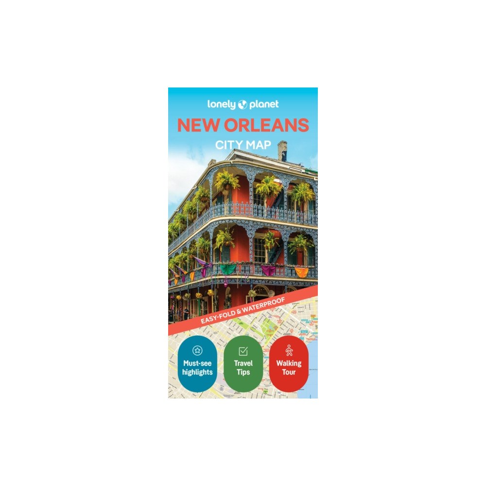 Lonely Planet Global Limited Lonely Planet New Orleans City Map